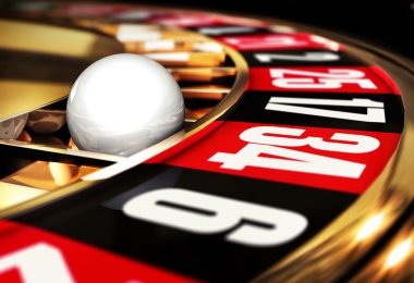European Roulette wheel layout and betting table on nanastoto alternatif live-dealer studio